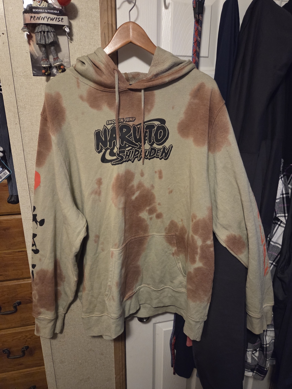 anime naruto lot of 3 hooded sweatshirts  new with tags and some with out tags